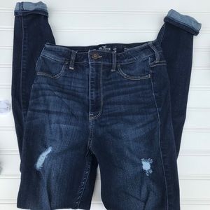 Hollister Skinny Jeans Ripped size 5